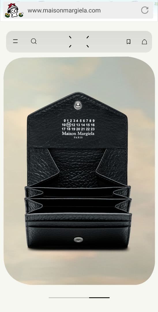 【新品未使用】メゾンマルジェラ コンパクトウォレット