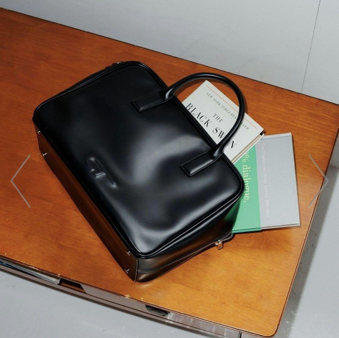 【美品】アダムロペ　ロゴボストンビッグバッグ