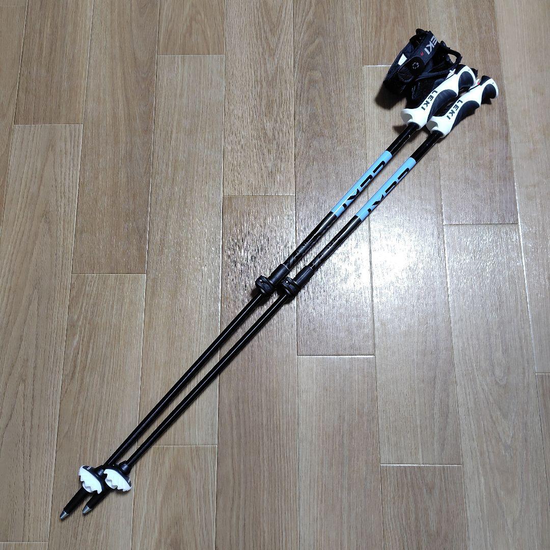 LEKI(レキ) ジュニア・キッズ スキーストック ブラック 90-120cm