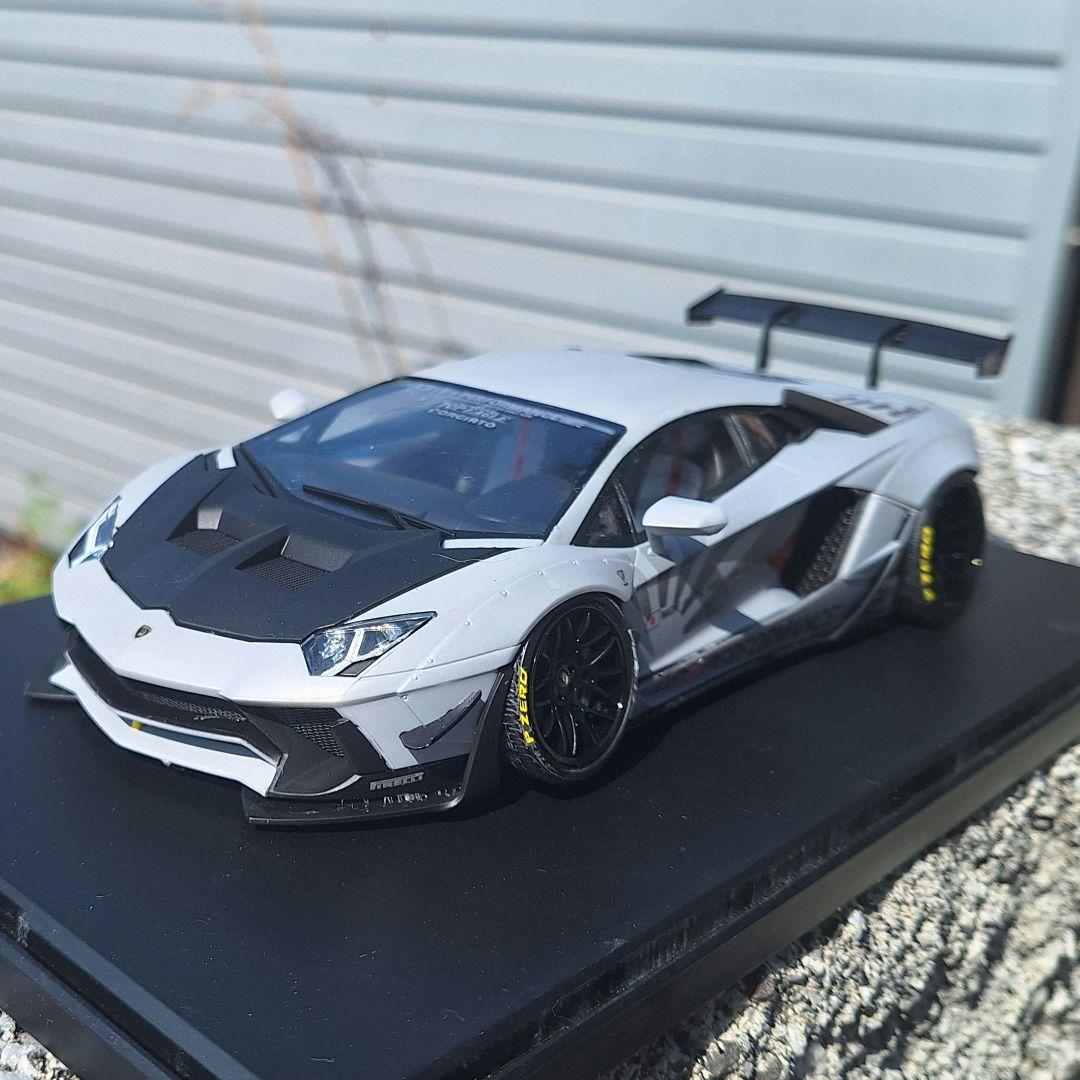 アオシマ1/24 ムルシエラゴ アヴェンタドール 零戦(専用品) 青島文化教材社 アオシマ ザ・スーパーカー No.17 1/24 '10