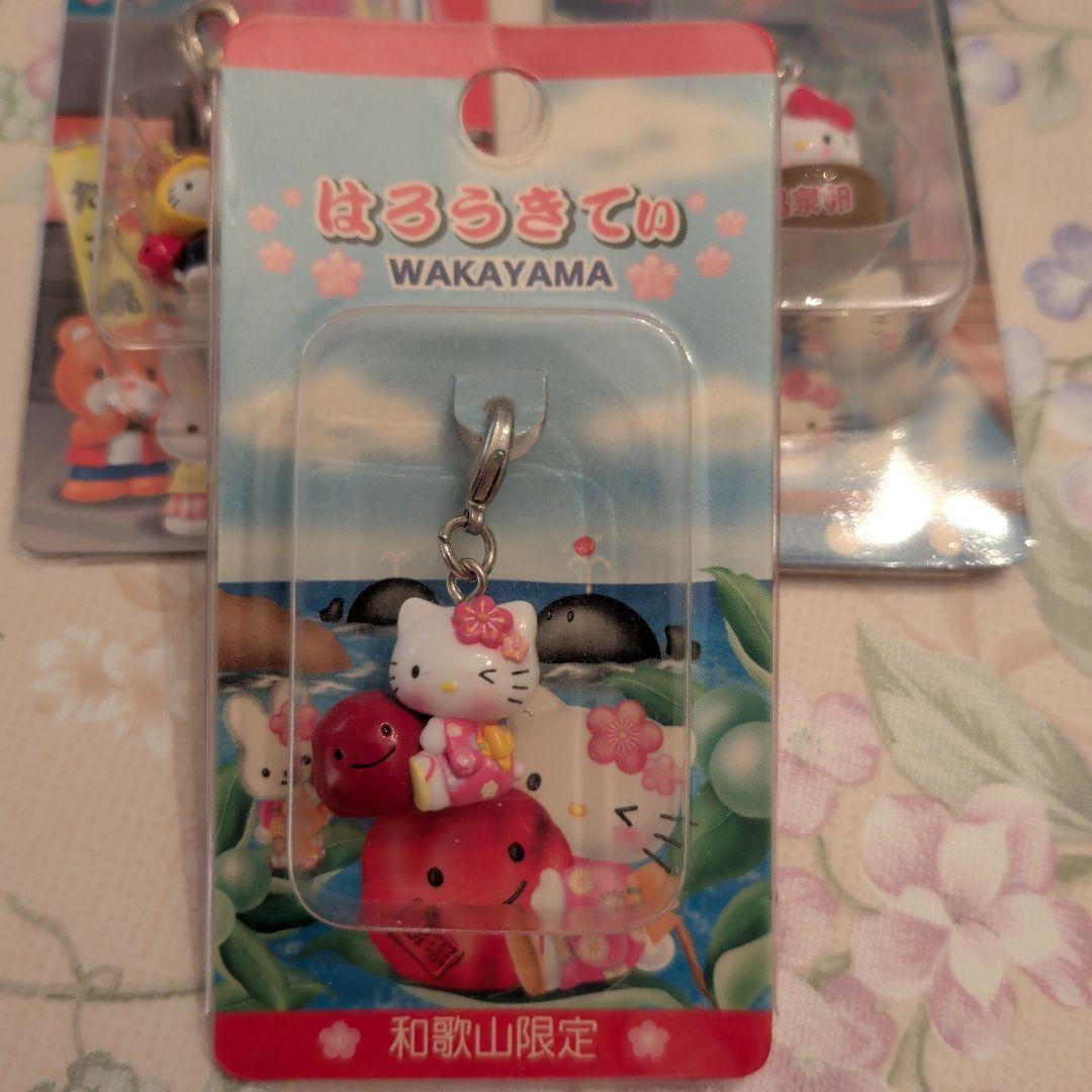 ご当地キティ】ハローキティ チャーム 5個セット 未使用 2002年製 箱