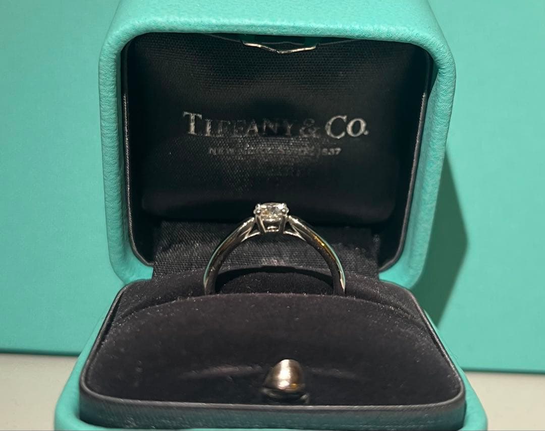 2024年購入★ティファニー ハーモニー 0.31ct 3EX 鑑定書　婚約指輪