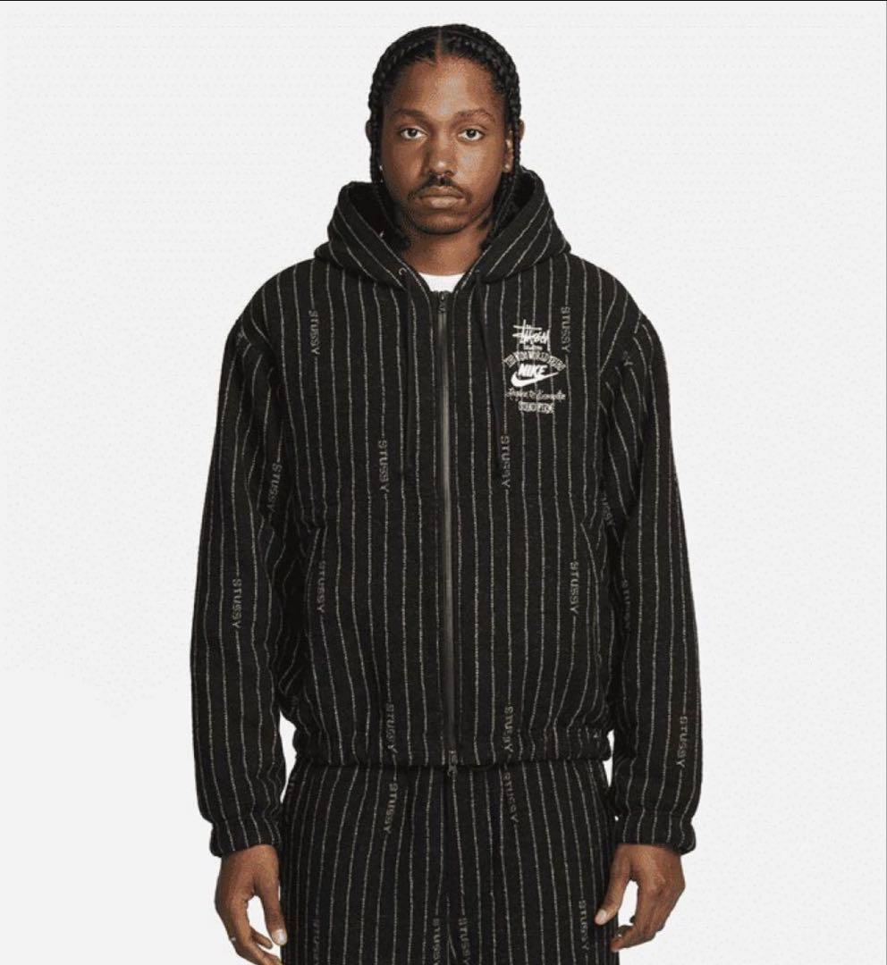 Nike Stussy ストライプジャケット S