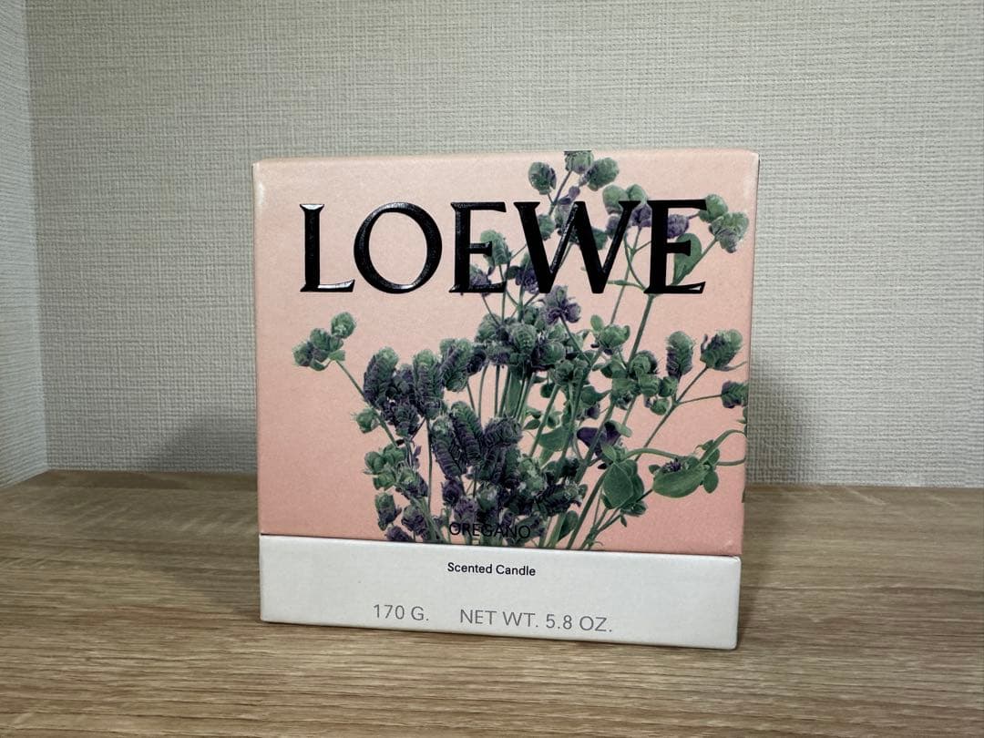 【新品未使用】LOEWE センテッドキャンドル オレガノ 170g LOEWE ロエベ オレガノ キャンドル 170g ロエベキャンドル アロマ