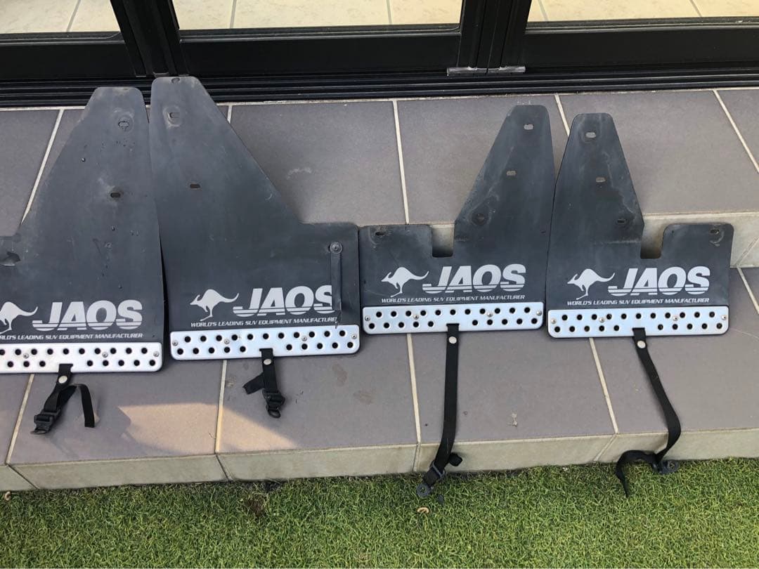 ジャオス　マットフラップ　マットガード　エクストレイル t32 黒　ねじなし