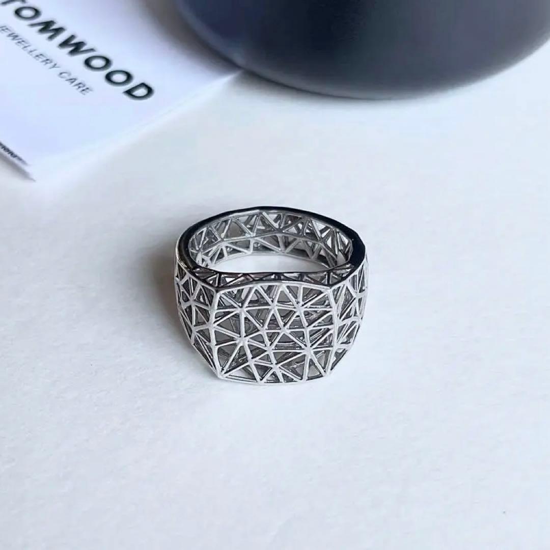 tom woodトムウッド メッシュ リング mesh ring 60 - メルカリ