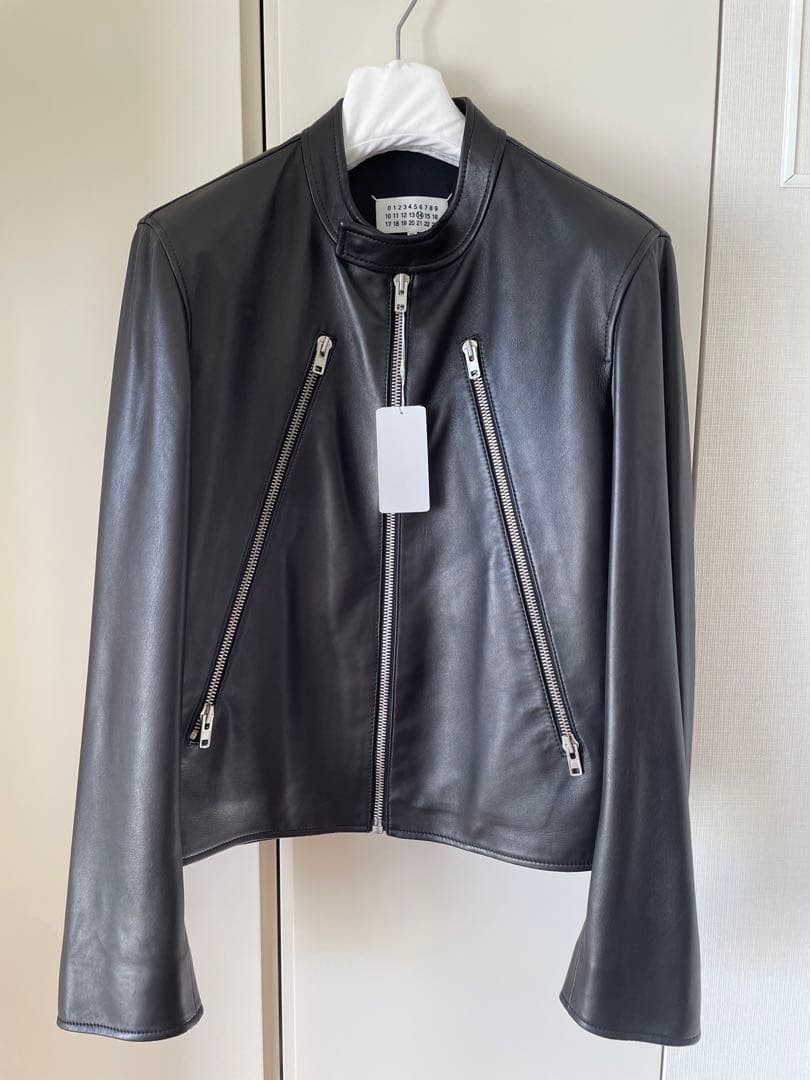 メゾンマルジェラ　5zipライダース　八の字ライダース　公式EC48サイズ欠品中