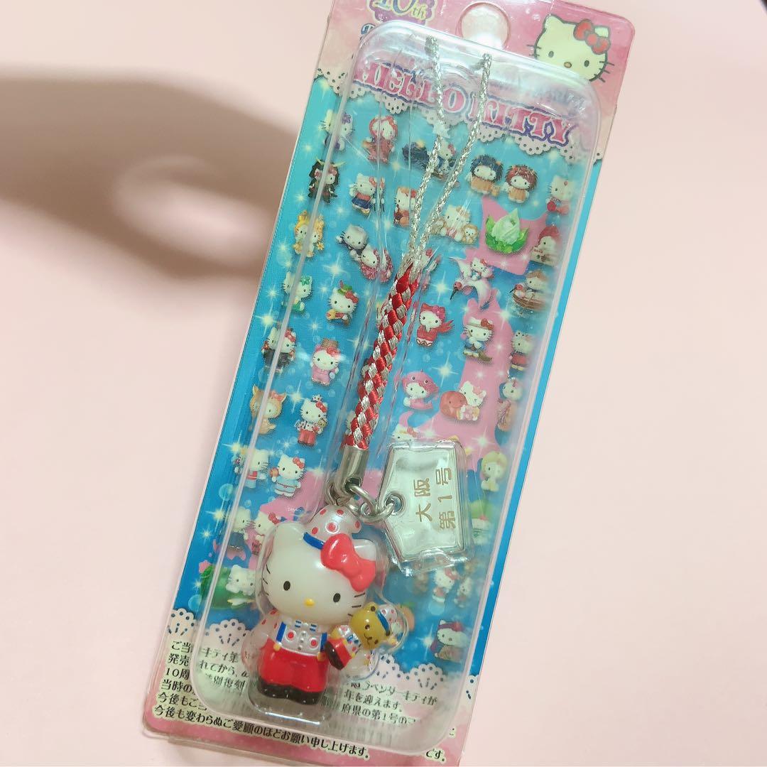 ご当地キティ10周年 くいだおれ太郎ストラップ 限定 レア 大阪 - メルカリ
