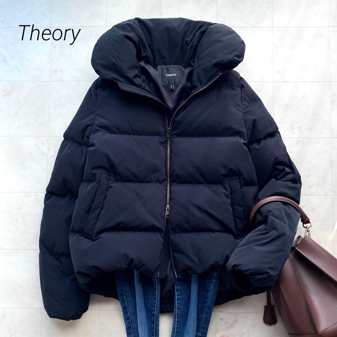 Theory セオリー MOMO ショート ダウンジャケット 黒 ブラック M