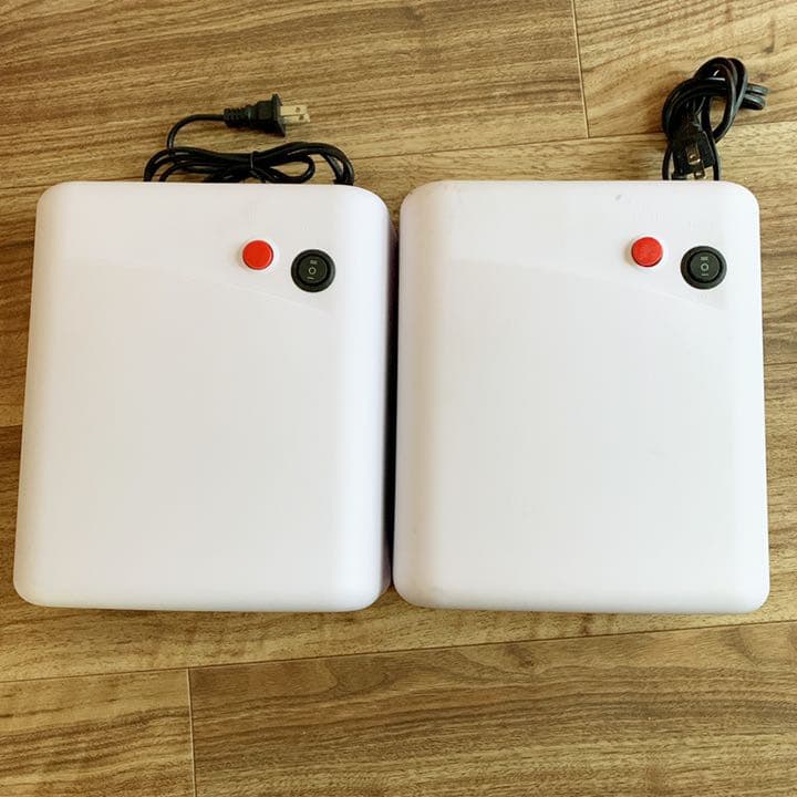 送料無料☆2台 UVライト　36W 新品ライト4本付き　ジェルネイル　レジン
