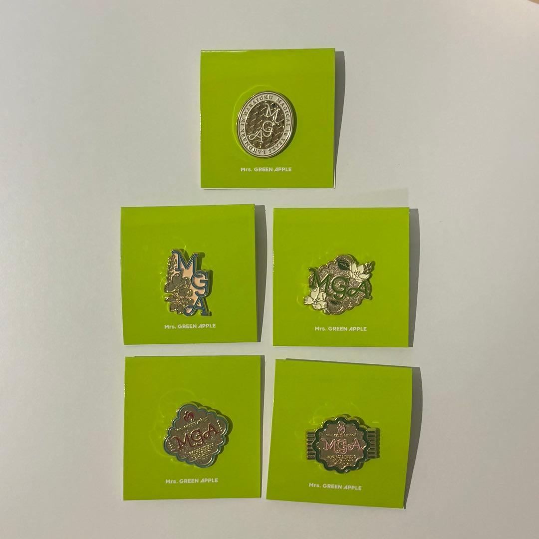 Mrs. GREEN APPLE ポップアップ ピンズ - メルカリ