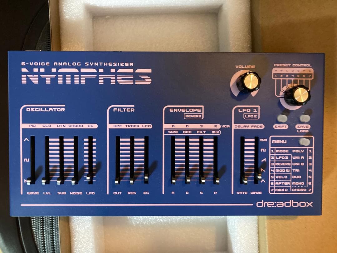 DTM・DAW DREADBOX Nymphes