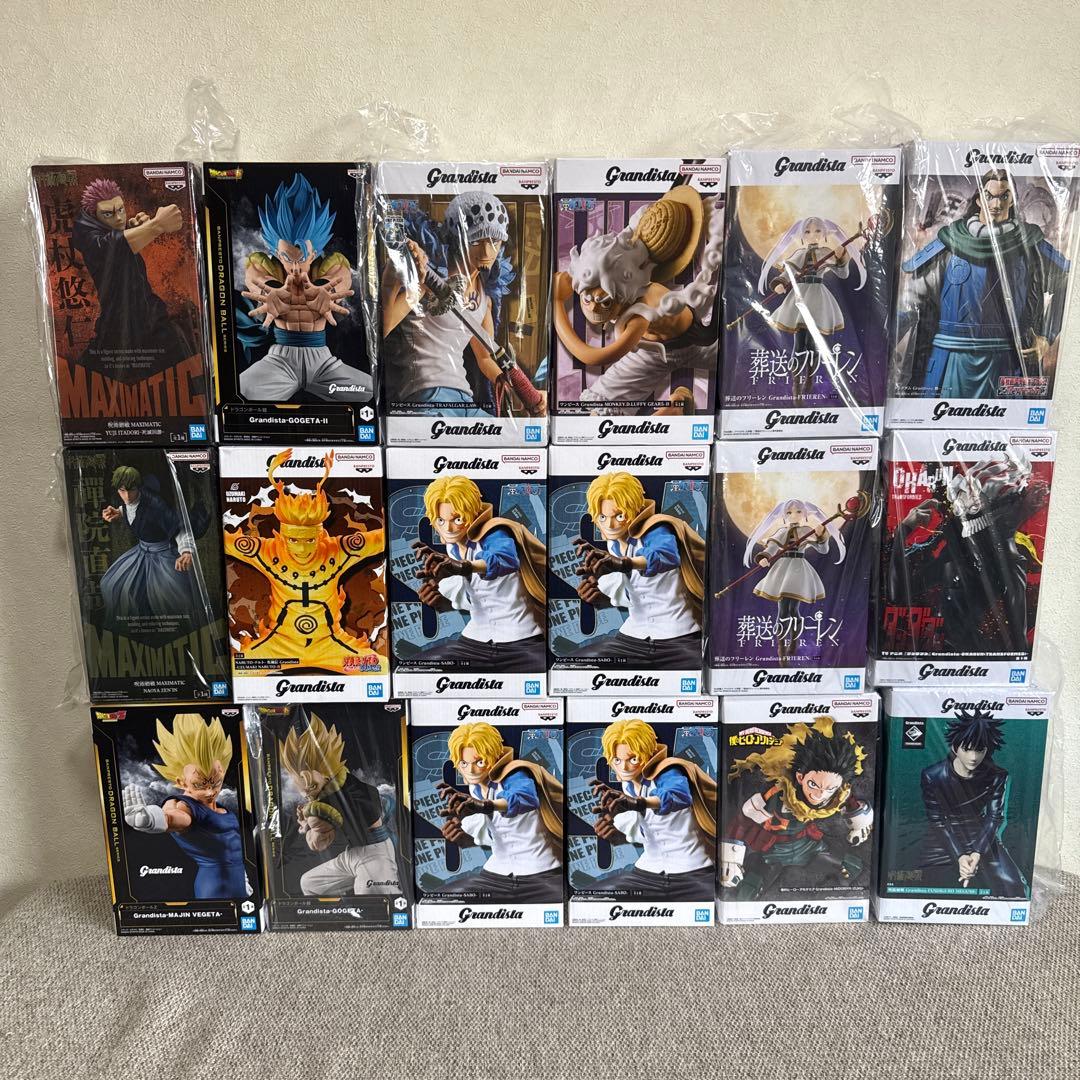 grandista MAXIMATIC フィギュア18体 まとめ売り Grandista 18体 まとめ売り - メルカリ