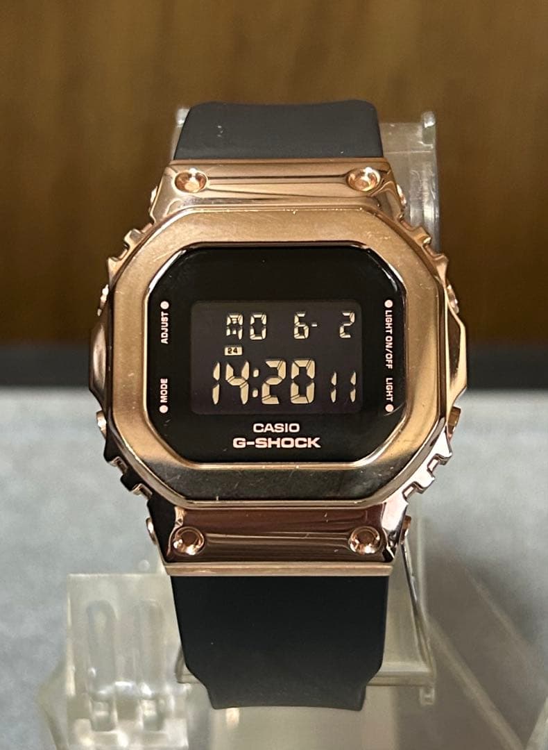 CASIO G-SHOCK GM-S5600UPG-1JF ローズゴールド G-SHOCK ミッドサイズ メタルカバード 5600 GM-S5600UPG-1JF メンズ