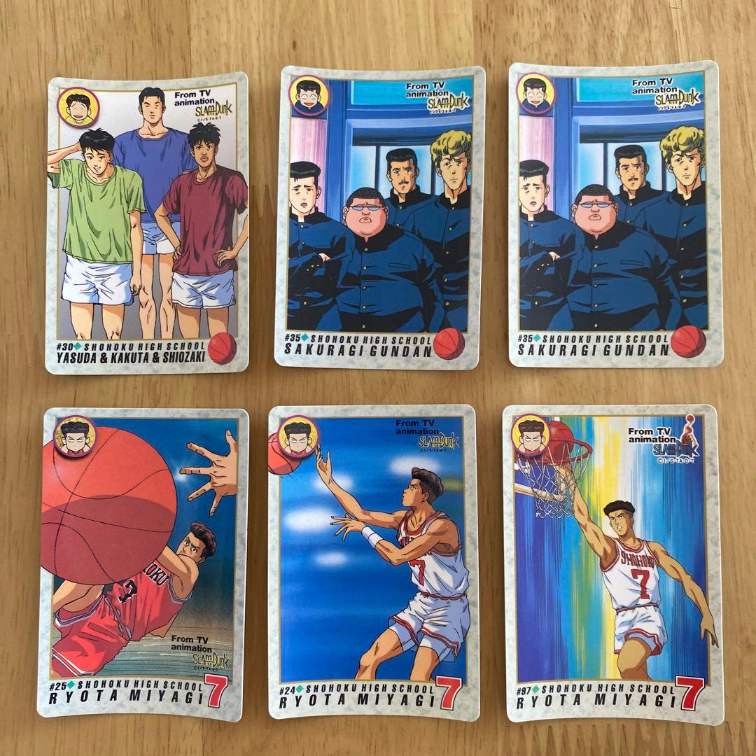 トレカ スラムダンク 桜木軍団2枚 安田&角田&潮崎 宮城リョータ3枚6