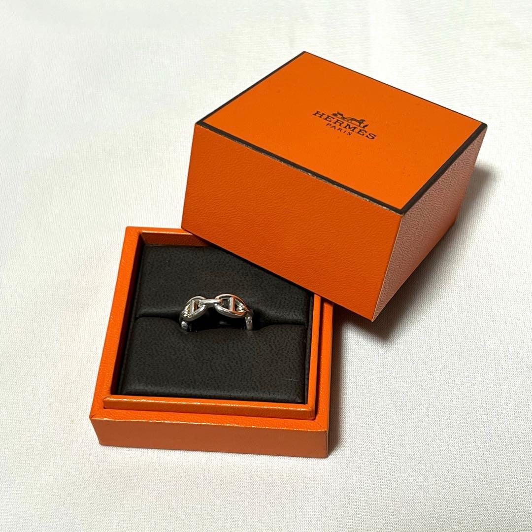 HERMES エルメス　シェーヌダンクル アンシェネPM リング　53