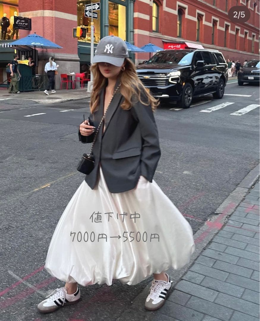 値下げ中thetoe THE TOE BERCY BALLOON SKIRT - メルカリ