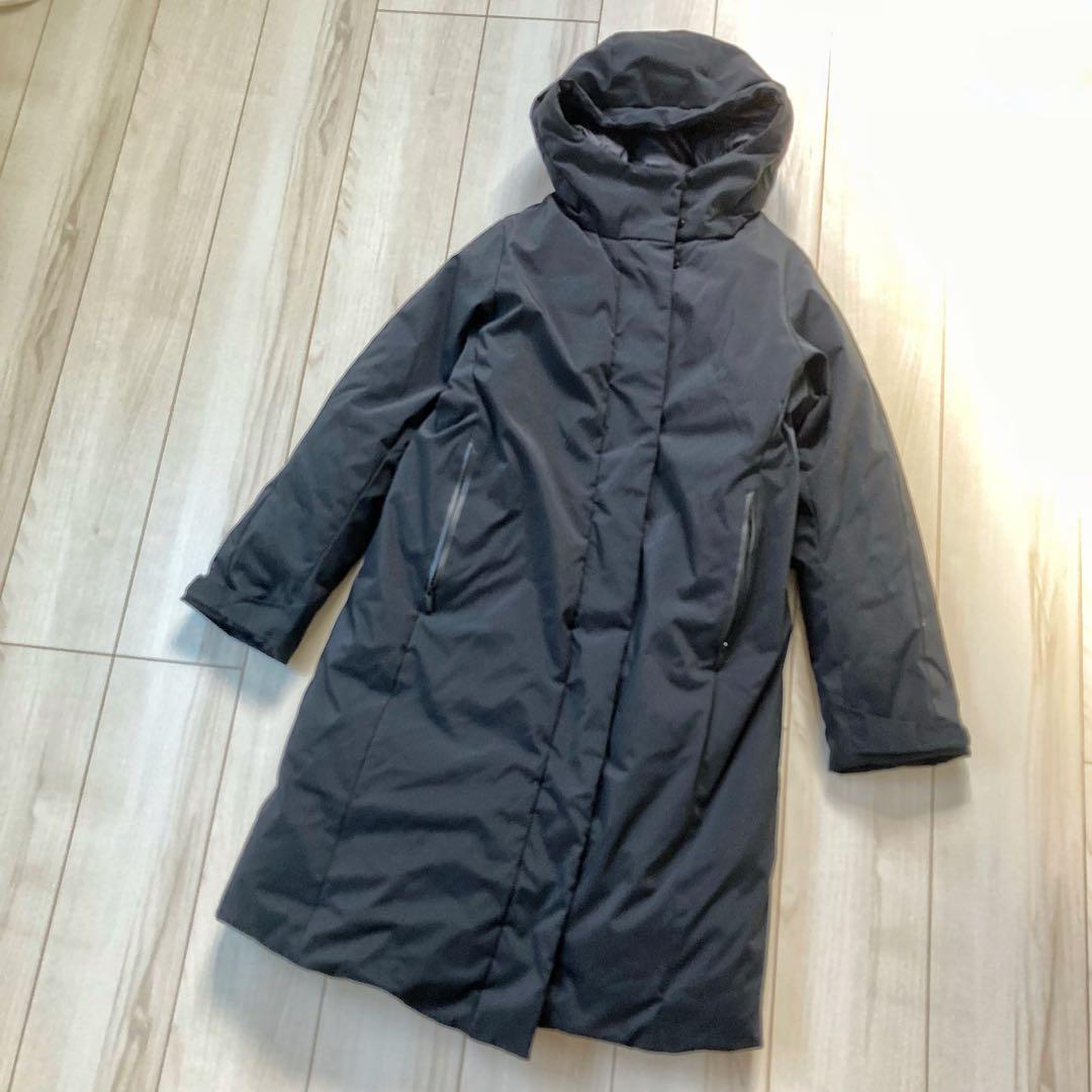 ウルトラウォームハイブリッドダウンロングコート 黒 M - メルカリ