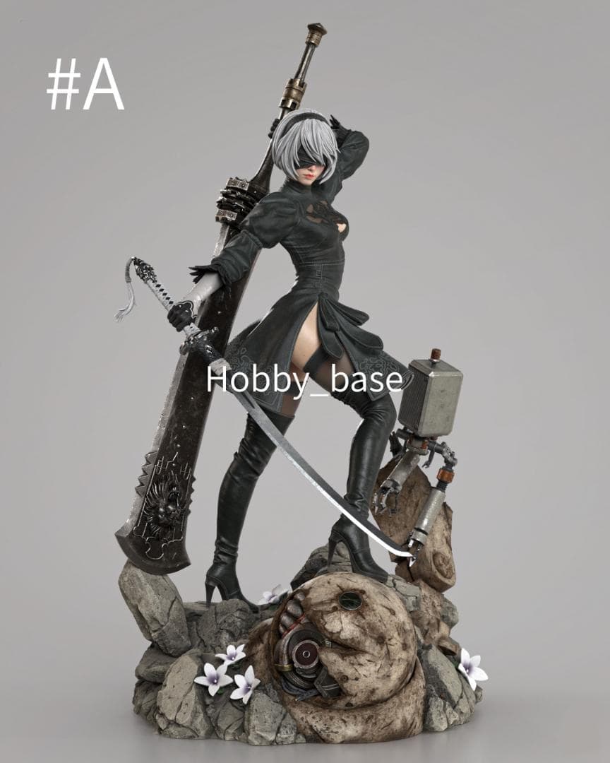 ニーア オートマタ 2B 1/6 フィギュア ガレージキット 未塗装未組立 2種 1/6 未塗装 未組立 フィギュア ガレージキット 【 2B NieR 】 - メルカリ