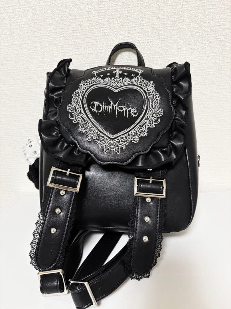 ディムモアール リュック バッグ DimMoire【ディムモアール】Skull刻印スタッズリュック/Black