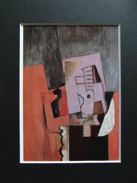 パブロ・ピカソ、ギター、希少画集画、新品額装付 - メルカリ