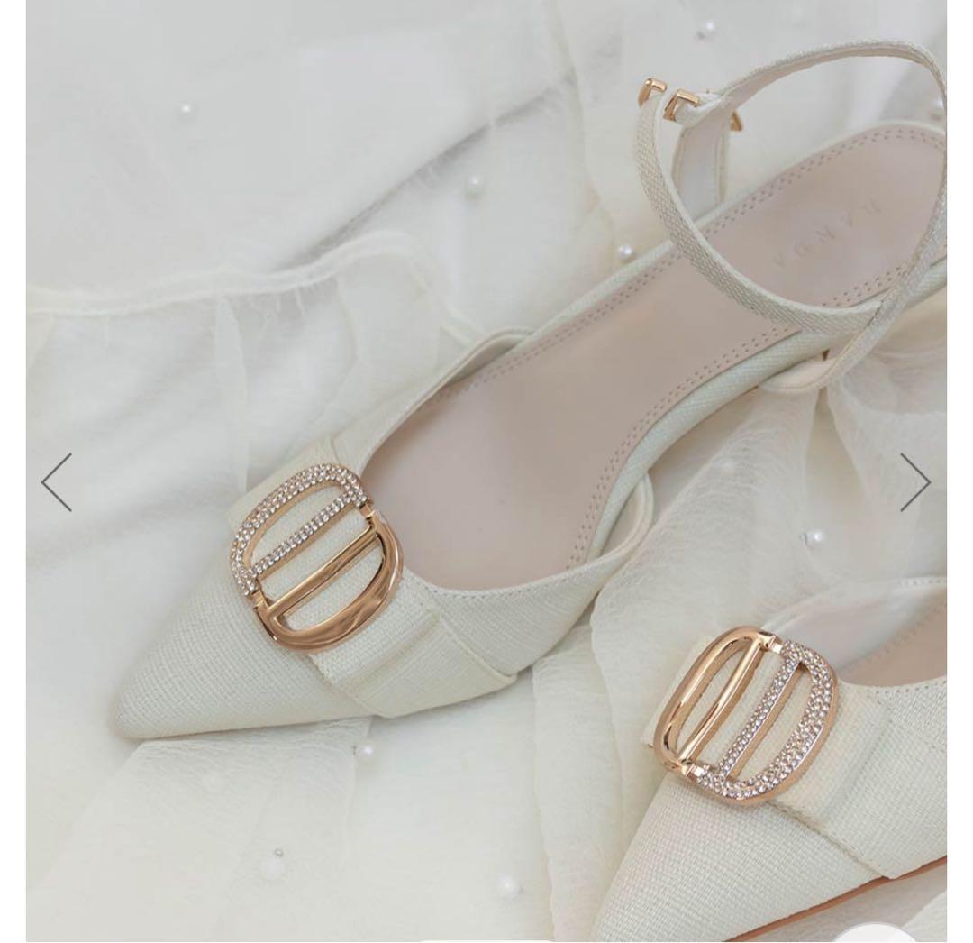 p*i様 RANDA ビジューパーツストラップパンプス ピンク ビジューパーツストラップパンプスRANDA公式サイト