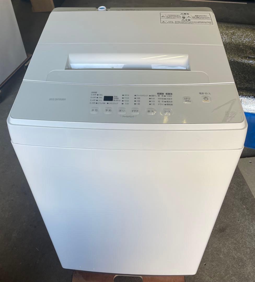 み*り様 アイリスオーヤマ 洗濯機 IAW-T503E 2021年製 ⑥