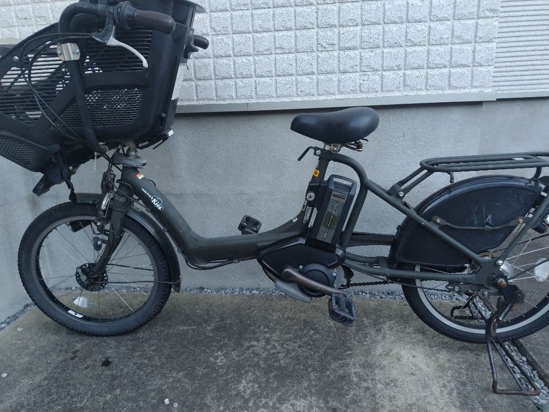 ヤマハPASKiss 電動アシスト自転車 チャイルドシート付き
