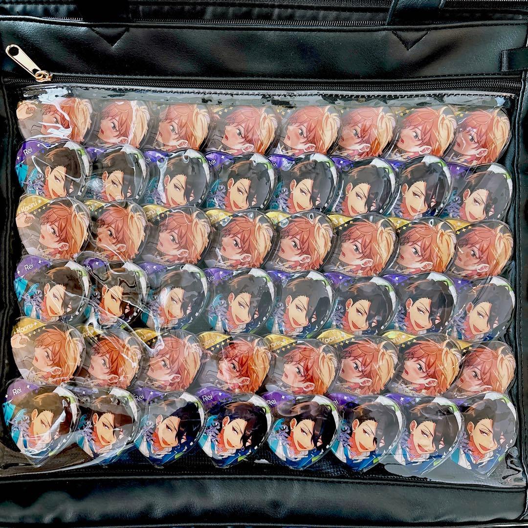 あんスタ 中国 宝石心晴缶バッジ 朔間零 羽風薫 WEGO 痛バッグ - メルカリ