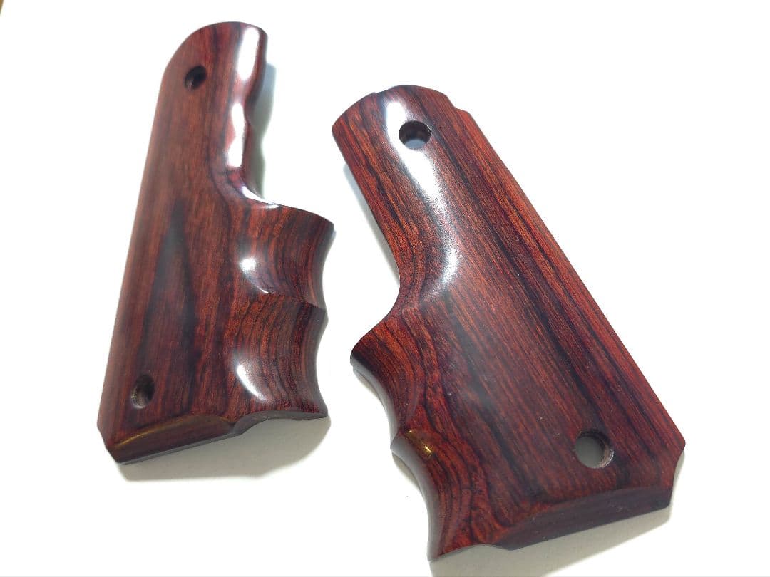 M1911A1 ガバメント 実銃用 ウッドグリップ WA マルイ MEU Amazon | 東京マルイ M1911A1 MEU 対応 ウッド グリップ パネル ANIMA