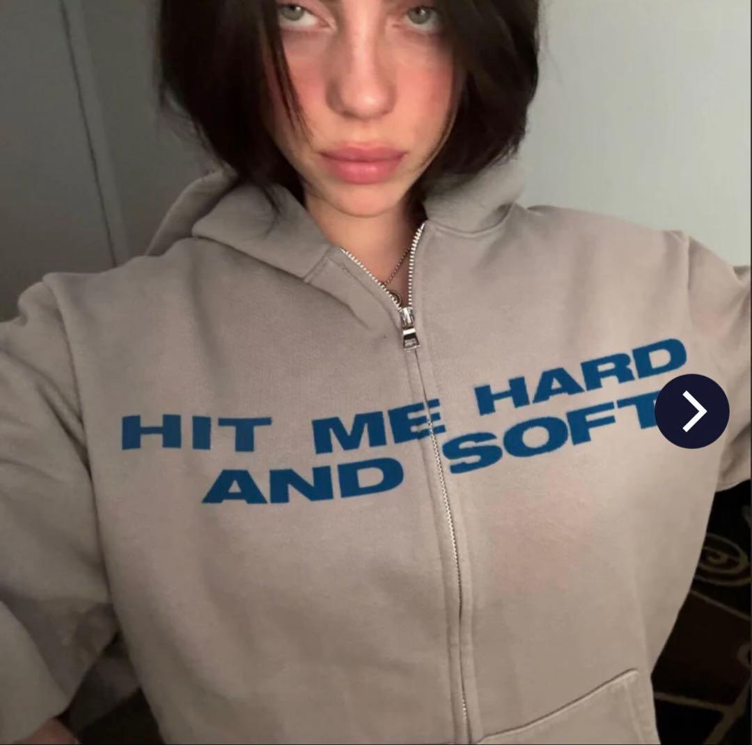 billie eilish グッズ パーカー ビリーアイリッシュ M BILLIE EILISH ビリーアイリッシュ スウェットパーカー フーディー