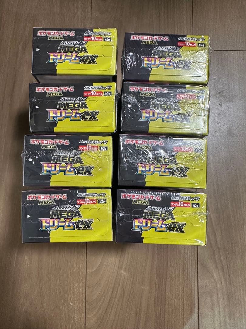 シュリンク付き・未開封】ポケモンカード MEGAドリームex 8BOX - メルカリ