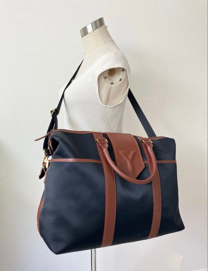 最終価格‼️SAINT LAURENT ボストンバッグ 型押し ヴィンテージ