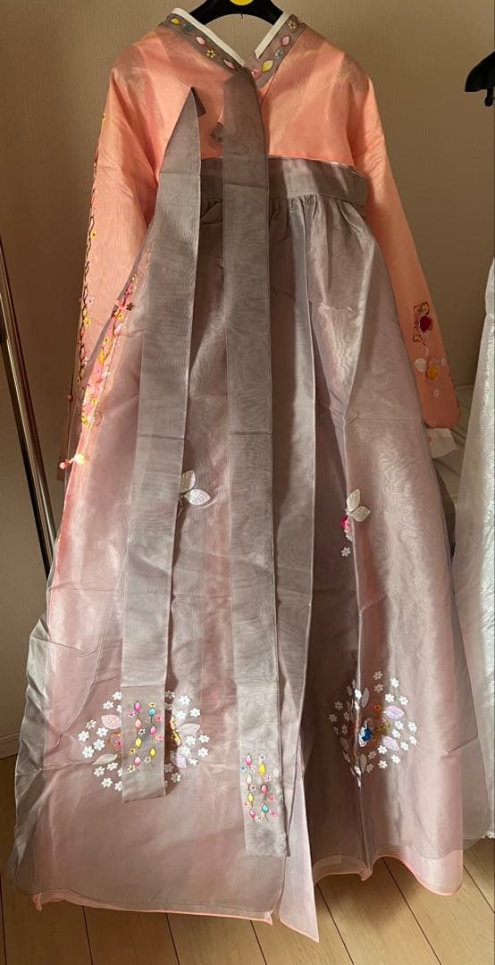 チマチョゴリ 上下、専用ペチコート、共布バッグセット