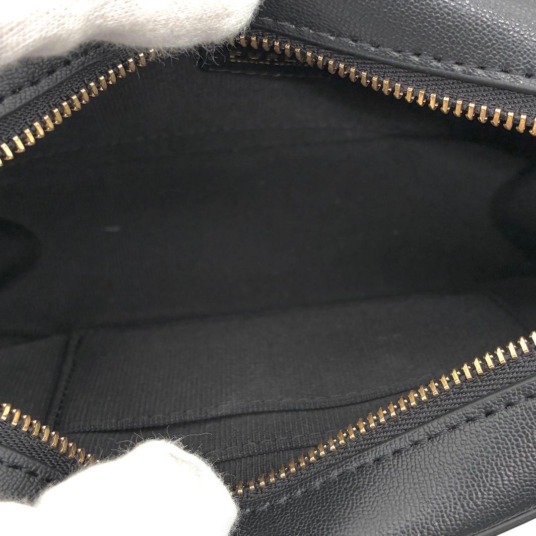 未使用保管品 フルラ ボディバッグ レザー ロゴ 斜め掛け レディース