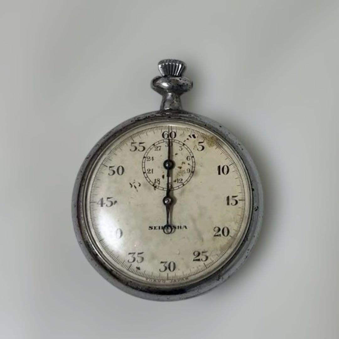 アンティーク　SEIKOSHA ストップウォッチ　ヴィンテージ　レトロ