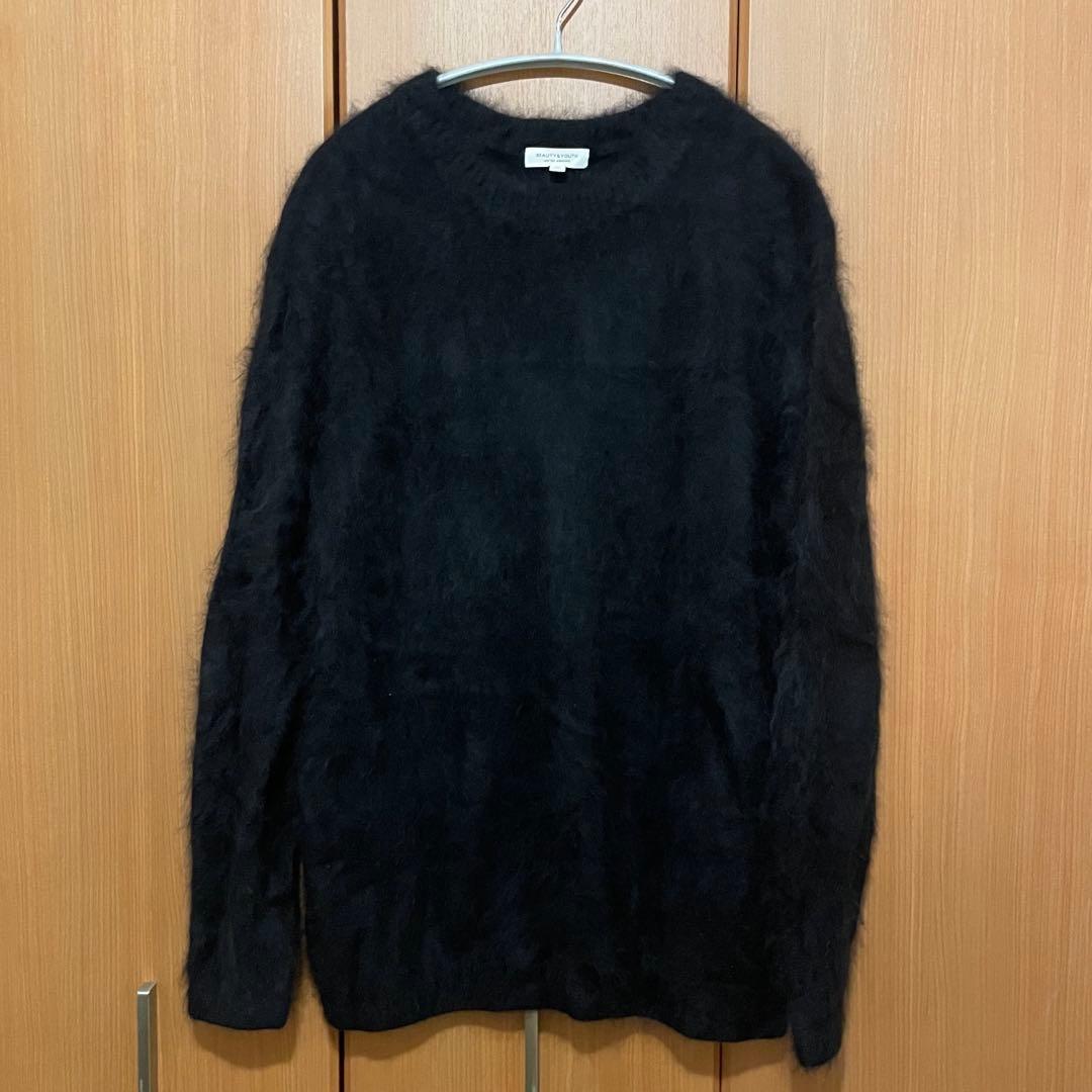 BEAUTY&YOUTH united arrows モヘアニット 黒 - メルカリ