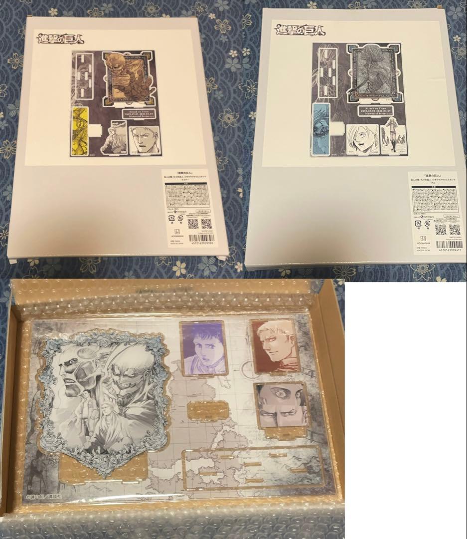 進撃の巨人 九つの巨人 ジオラマアクリルスタンド ライナー アニ 誓いと約束 Anique Shop JAPAN