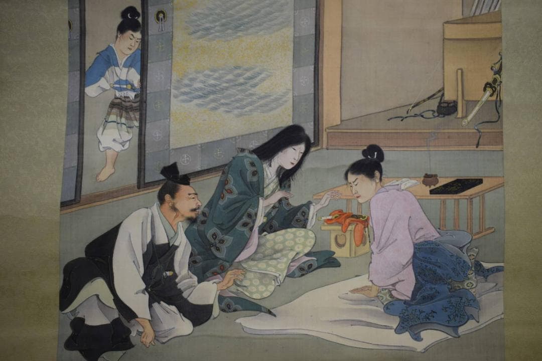 不詳/作者なし/人物図/布袋屋掛軸HG-671 不詳】/不詳/立雛図/布袋屋掛軸HE-585