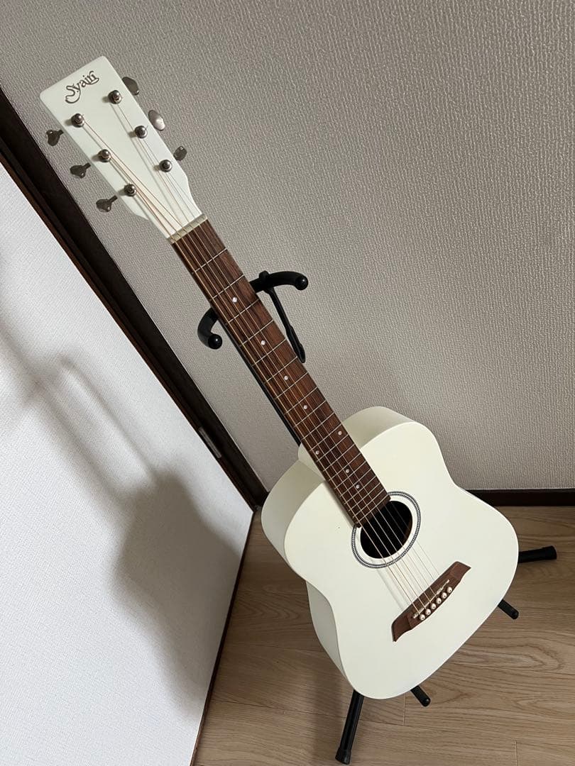 しなもん… S.yairi YM-02 ホワイト ミニギター ミニギター S.Yairi コンパクト アコースティックギター YM-02 アコギ