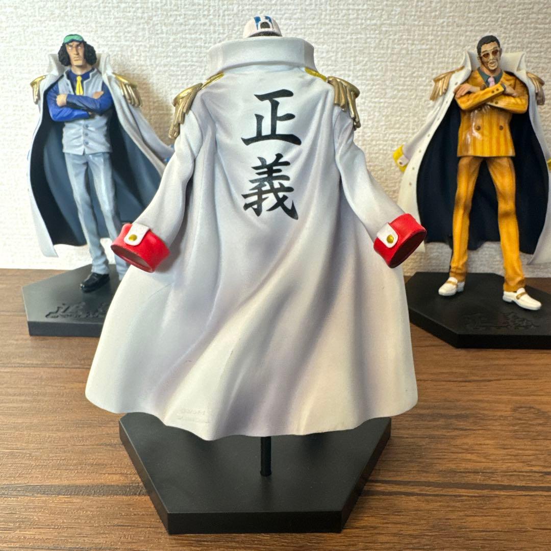 ワンピース フィギュア 海軍 赤犬 青キジ 黄猿 三大将 セット - メルカリ