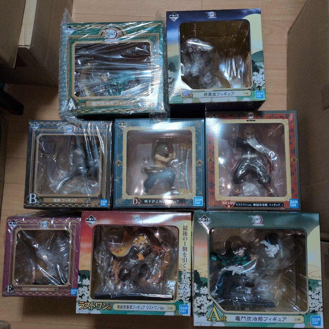 煉獄さんなど　鬼滅の刃　一番くじフィギュア　8体セット