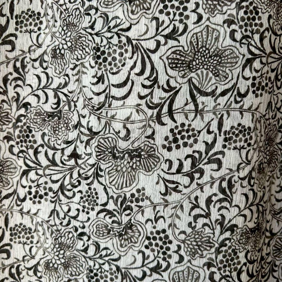 タグ付 定価3万 cloth&cross 楊柳サラサpt ラッフルフリルブラウス