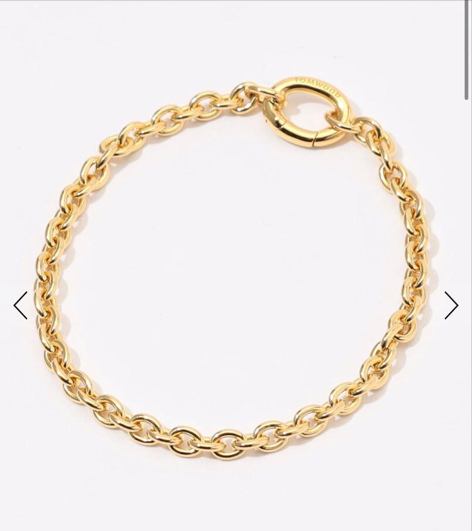 トムウッド TOMWOOD Ada slim ゴールドブレスレット 6.5インチ