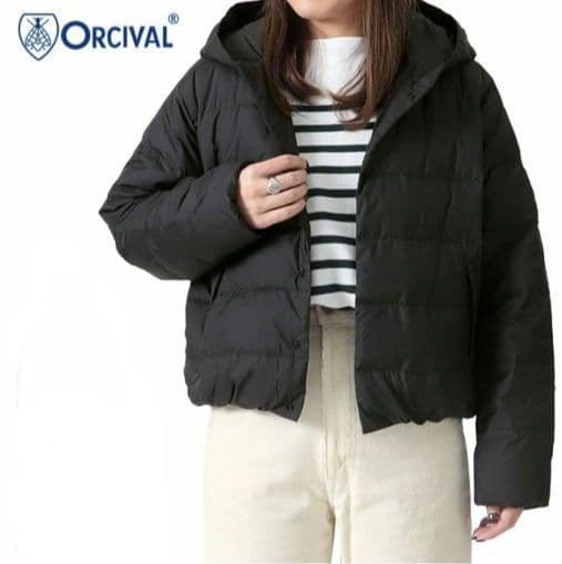 ORCIVAL オーシバル フーデッド ライト ショートダウンジャケット