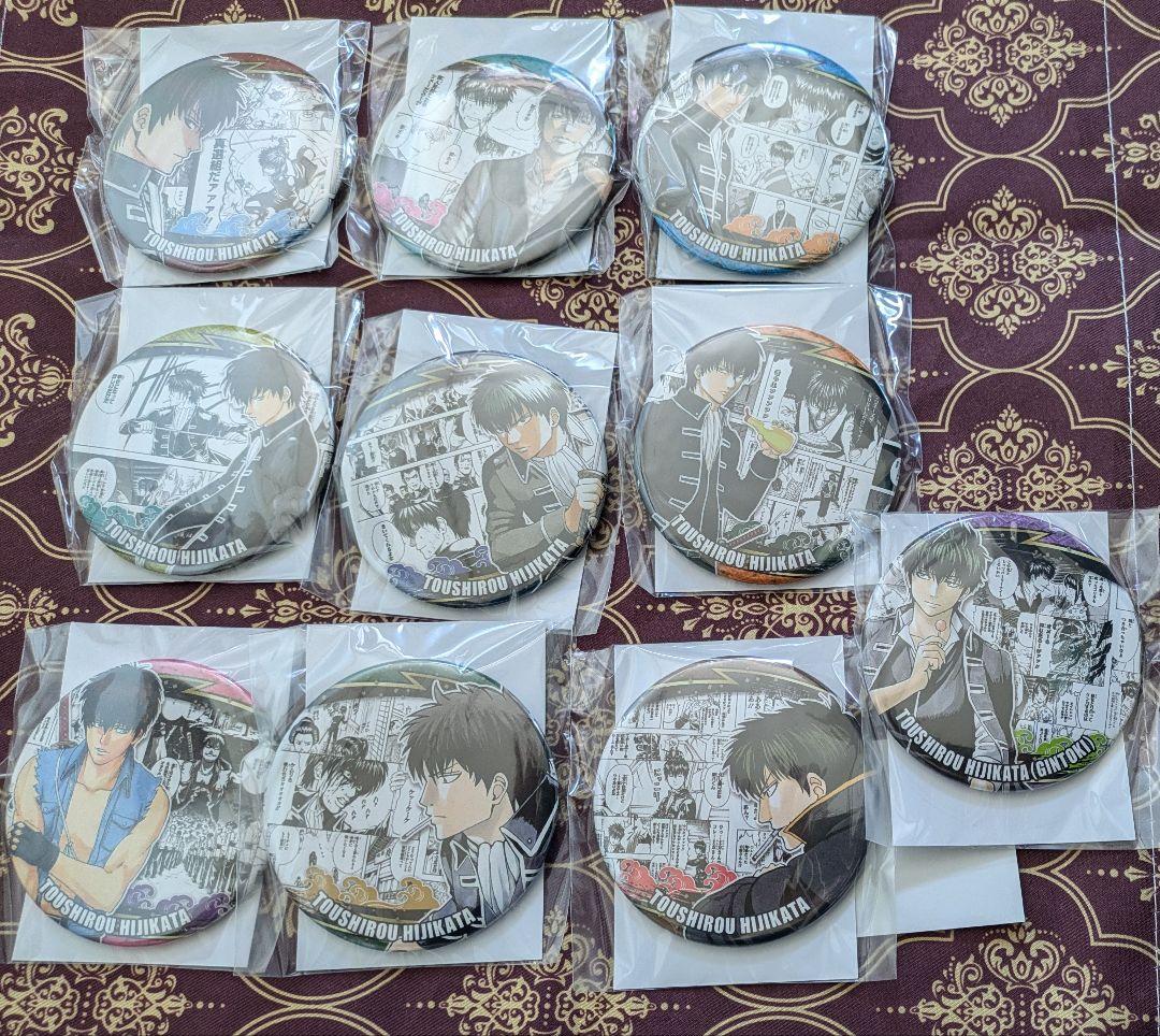 銀魂 HEROES 缶バッジ 土方十四郎 全10種類セット コンプ 原作柄 土方 土方十四郎 缶バッジ ノワールVer. [銀魂] | キャラクター公式グッズ