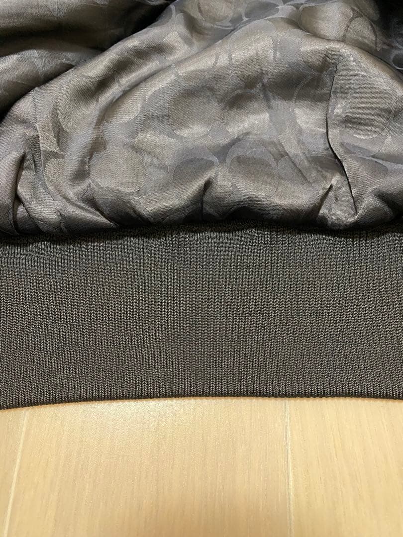 美品】COACH バスキア コーチ ナイロン ジャケット ブルゾンMA1 - メルカリ