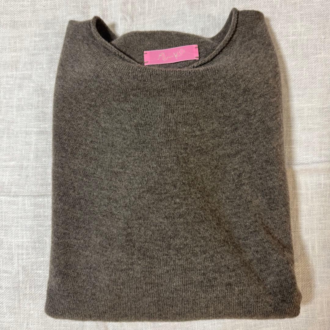 フーコ　ラムズウールニット　チャコール