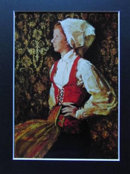 宮永　岳彦、DENMARK 雅、希少画集画、新品額装付