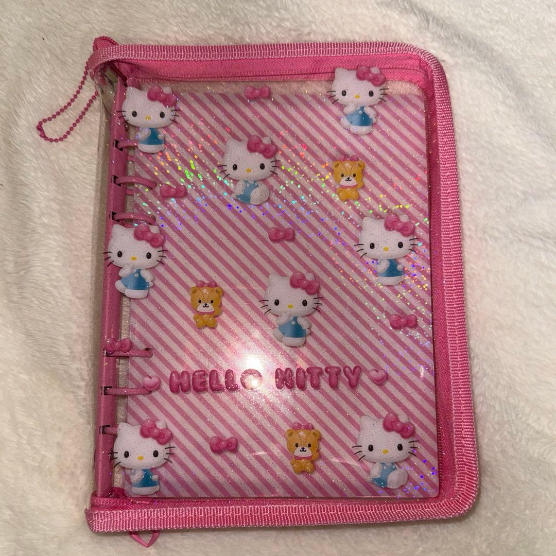 ハローキティ ぷっくり3D クリアバインダー トレカ ファイル サンリオ